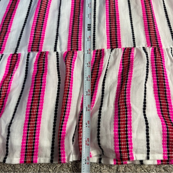 Evereve Pink Stripe Cassidy Mini Dress Small girly feminine casual work career - Picture 12 of 14